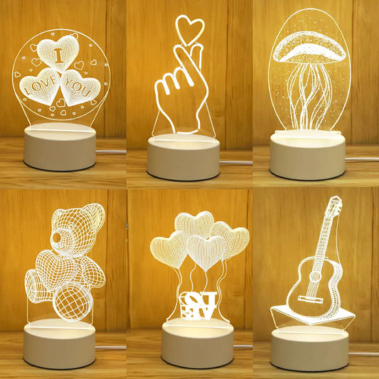 LED Acrylic Night Lamp